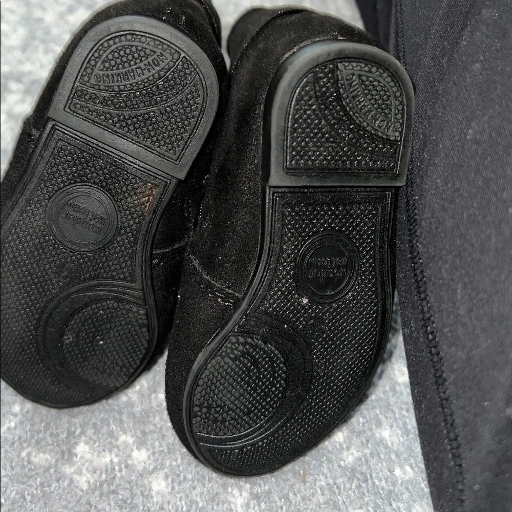 Black Suede Baby Boots size 3 Toddler